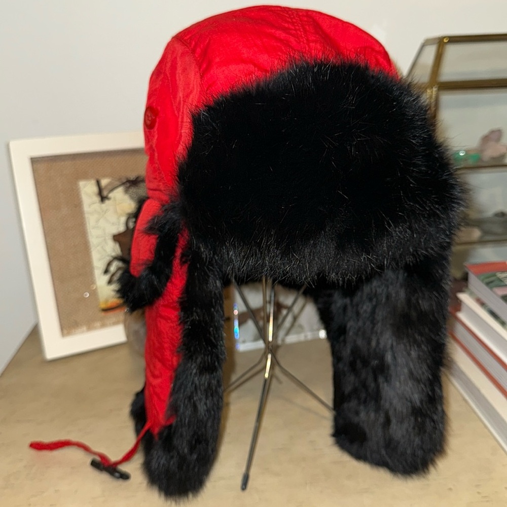 Orange winter hat